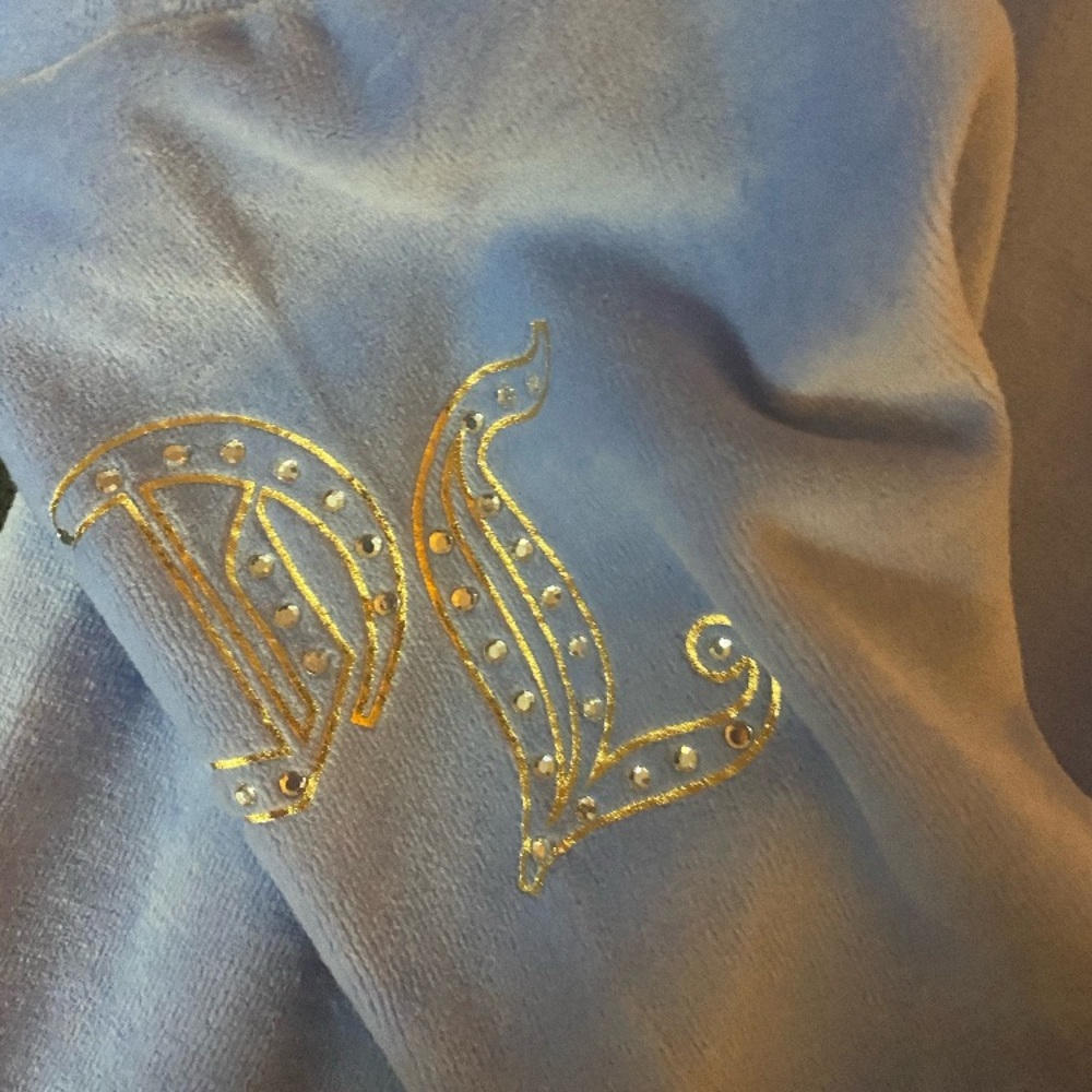Baby blue Juicy couture sweat pants - Picture 3 of 4